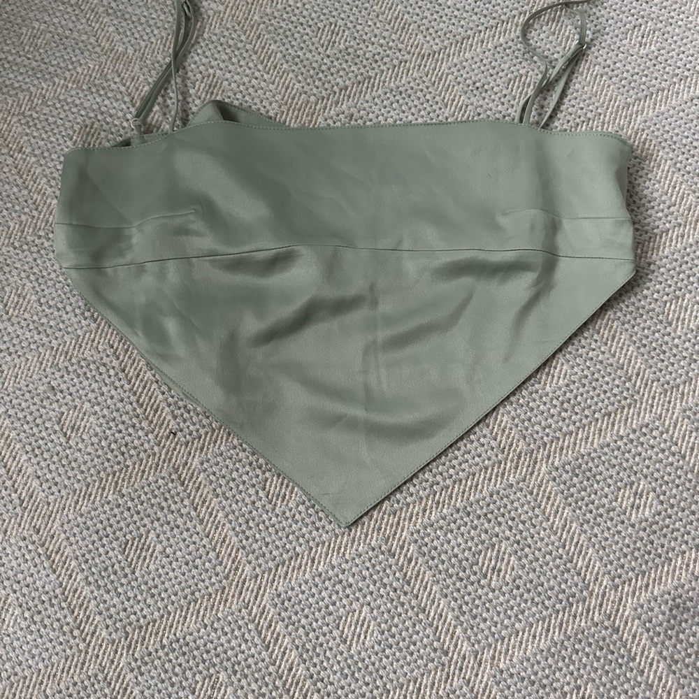 Danielle Bernstein WeWoreWhat Bandana Scarf Style Top